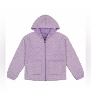 NWT Lucky Brand Youth Light Weight Full Zip Hoodie Purple Youth